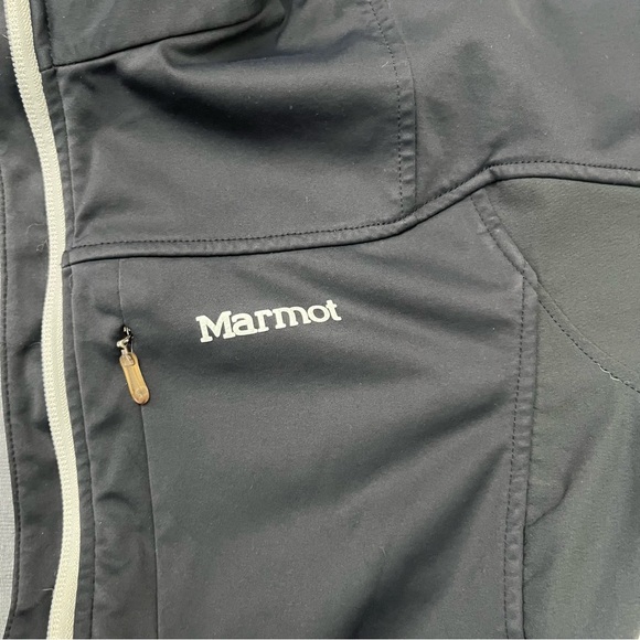 Marmot Women’s Gore Windstopper Softshell Jacket Black Size M Hooded - Picture 13 of 17